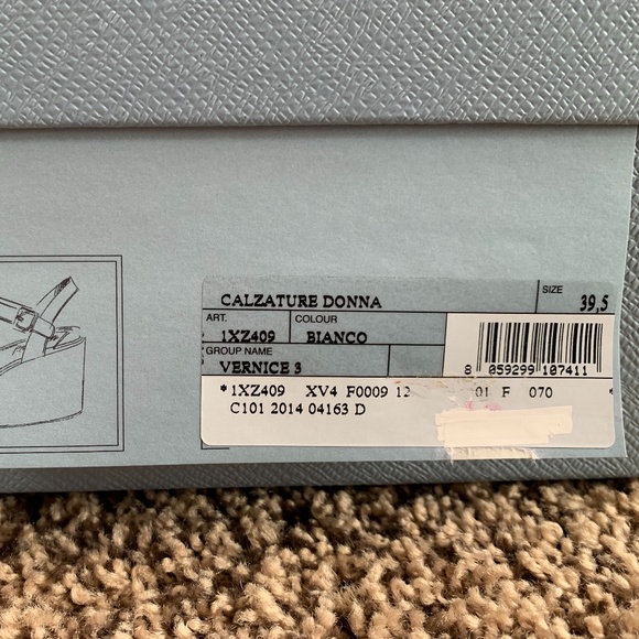 Prada Calzature Donna Wedge shoes sz 39.5 - Picture 3 of 7